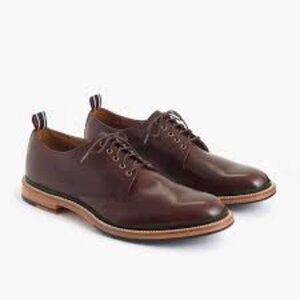 J. Crew Oar Stripe Italian Leather Derbys